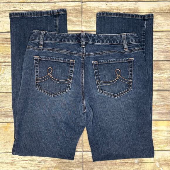 LOFT Original Boot Medium Wash Mid Rise Womens Jeans Sz 6 - Picture 7 of 9